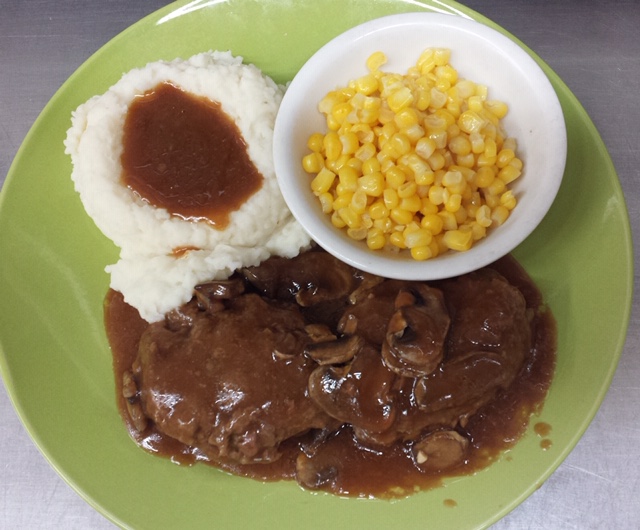 Salisbury Steak Platter