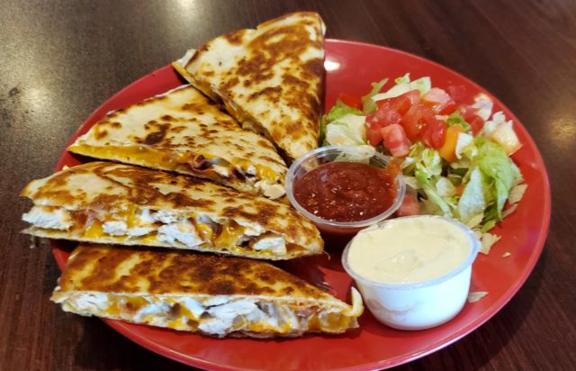 Chicken Bacon Ranch Quesadilla